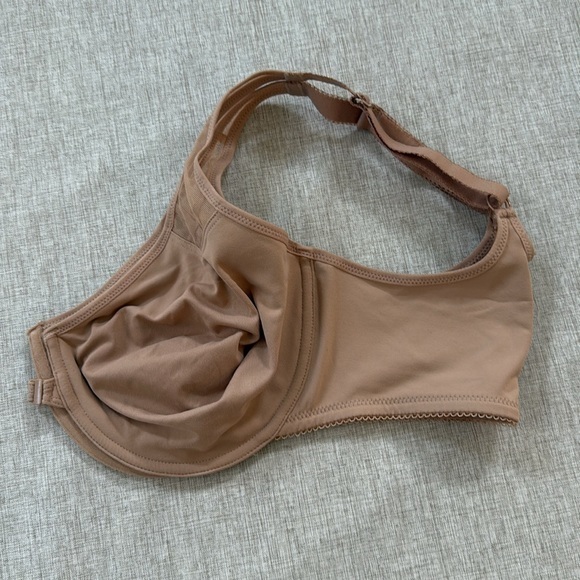 Delimira Front Close unlined nude underwire bra‎ size 34F - Picture 3 of 10